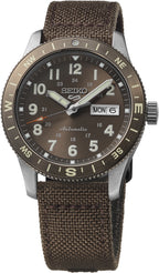 Seiko HDB009 5 Sports Field 41mm Brown Automatic Watch