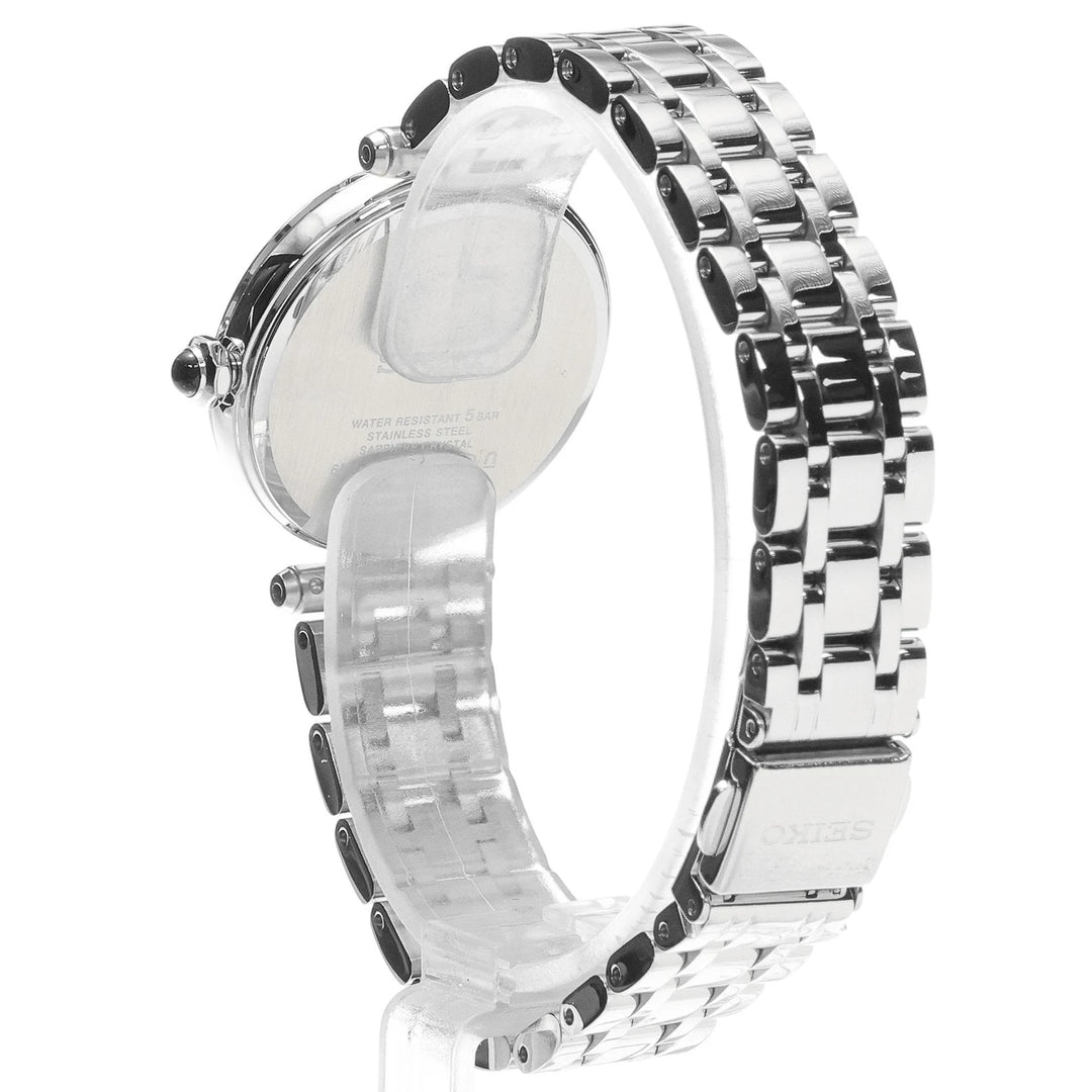 Seiko HGH006 stainless steel caseback and bracelet clasp