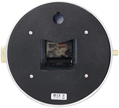 Rear view of Seiko QXA761SLH porthole wall clock and quartz movement