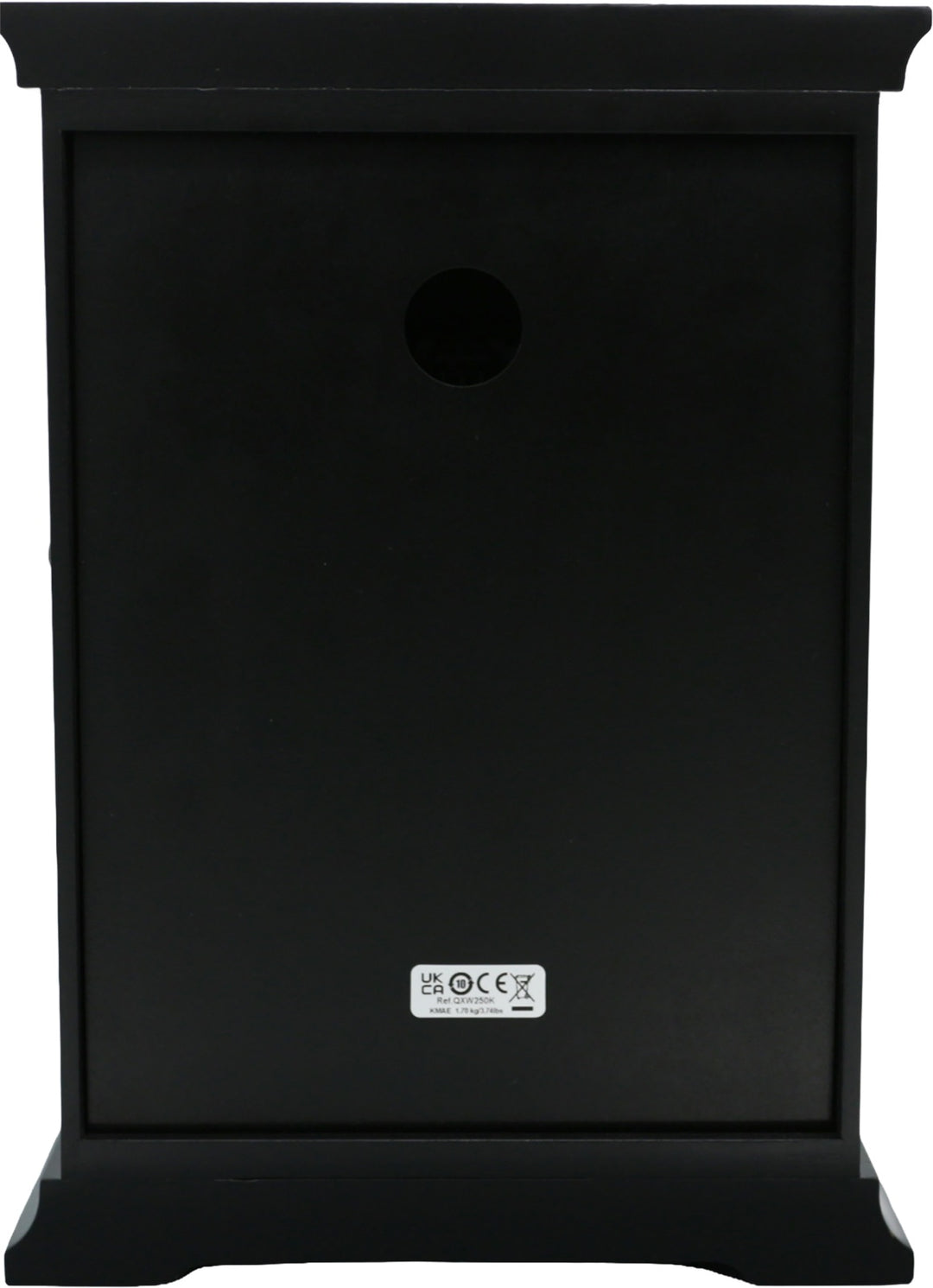 Seiko QXW250KLH musical mantel clock, rear view