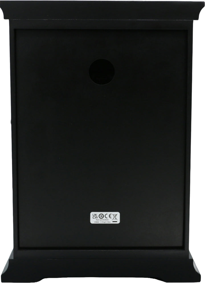 Seiko QXW250KLH musical mantel clock, rear view