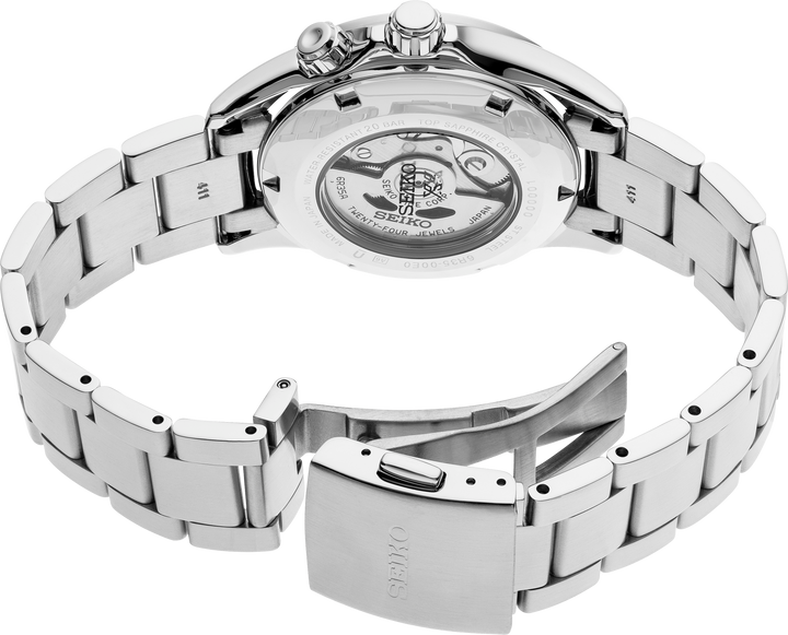 Seiko SPB117 Prospex Alpinist automatic watch see-through caseback