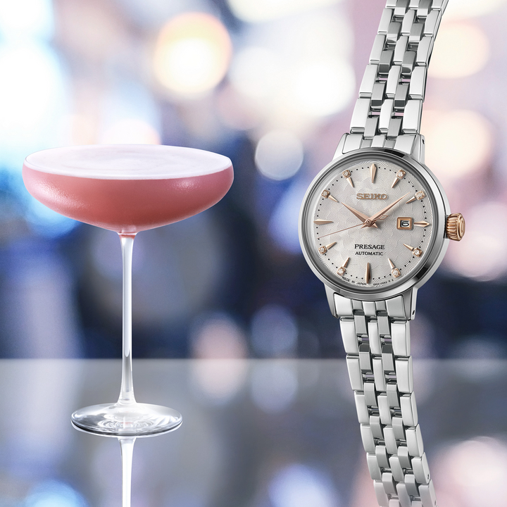 Seiko SRE009 stainless steel five-row bracelet
