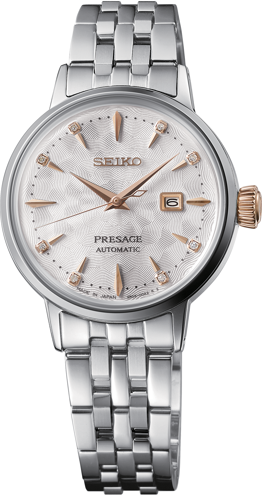 Seiko SRE009 Presage Cocktail Time women’s automatic watch front view