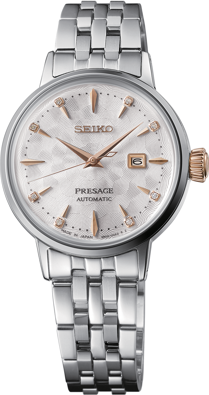 Seiko SRE009 Presage Cocktail Time women’s automatic watch front view