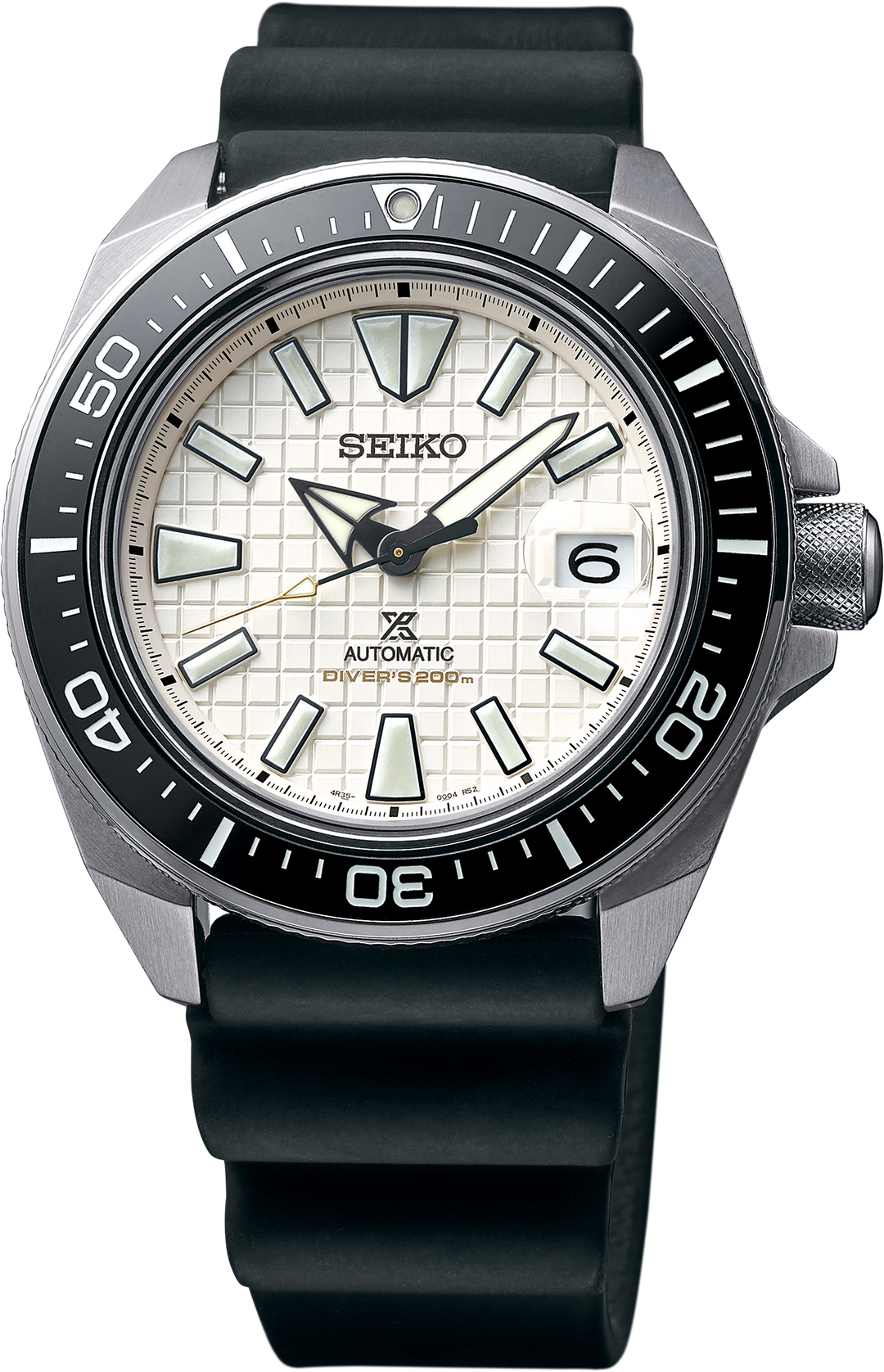 Seiko SRPE37 watch, front view