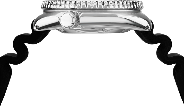 Seiko SRPE93 watch, side profile