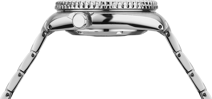 Seiko SRPE99 watch, side profile
