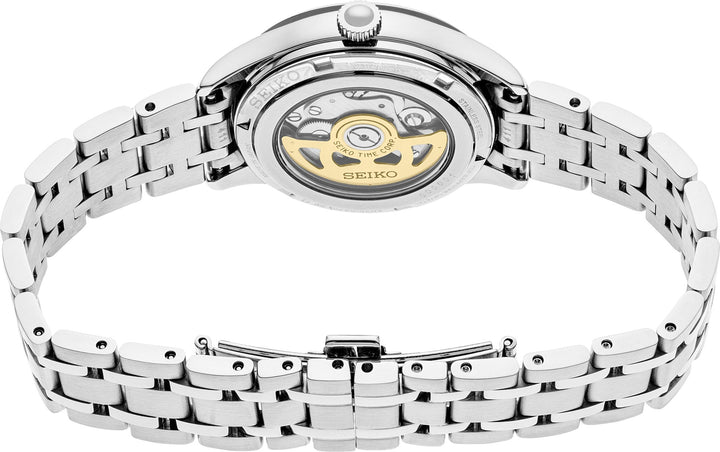 Seiko SRPF47 Presage automatic watch exhibition caseback