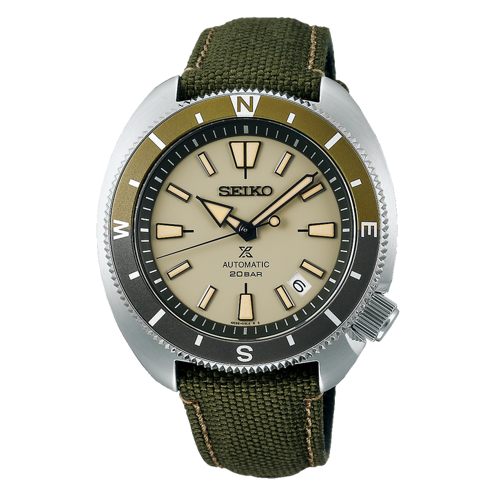 Seiko SRPG13 watch, front view