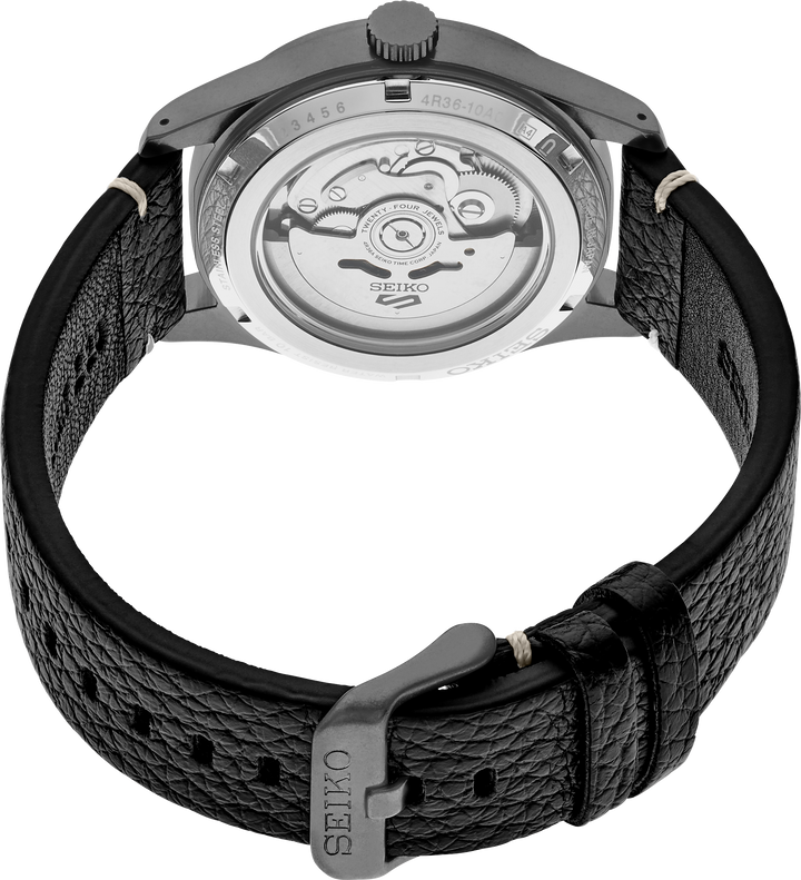 Seiko SRPG41 watch, caseback view