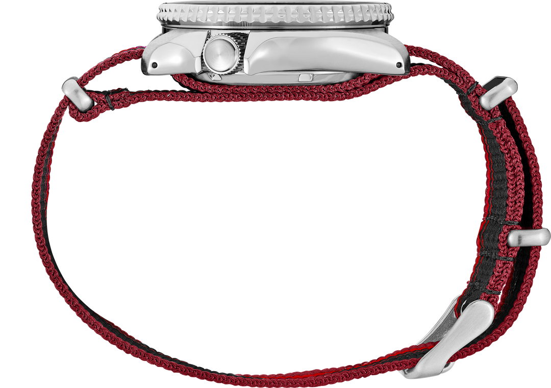 Seiko SRPK71 5 Sports automatic watch side profile