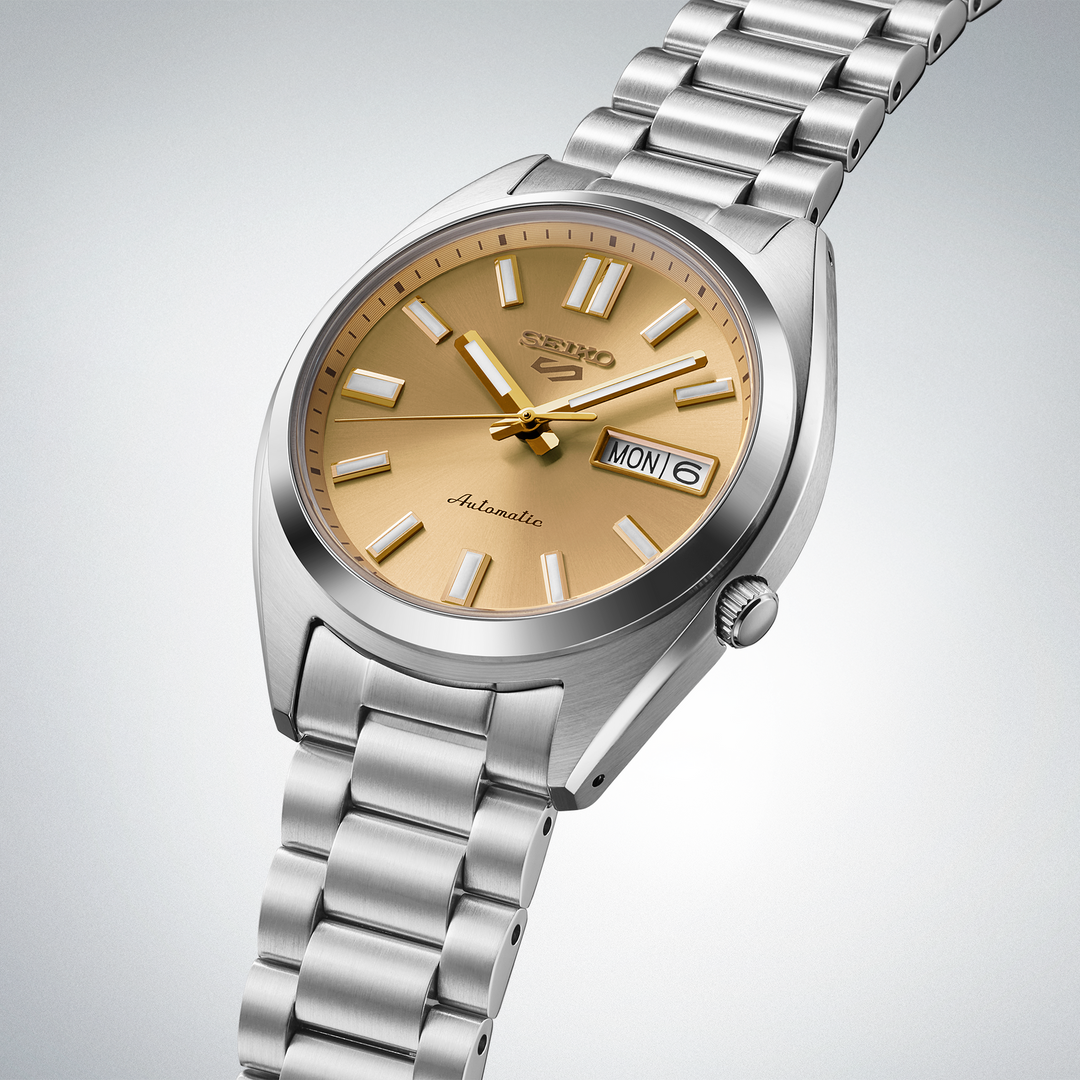 Seiko SRPL59 5 Sports automatic watch dial detail