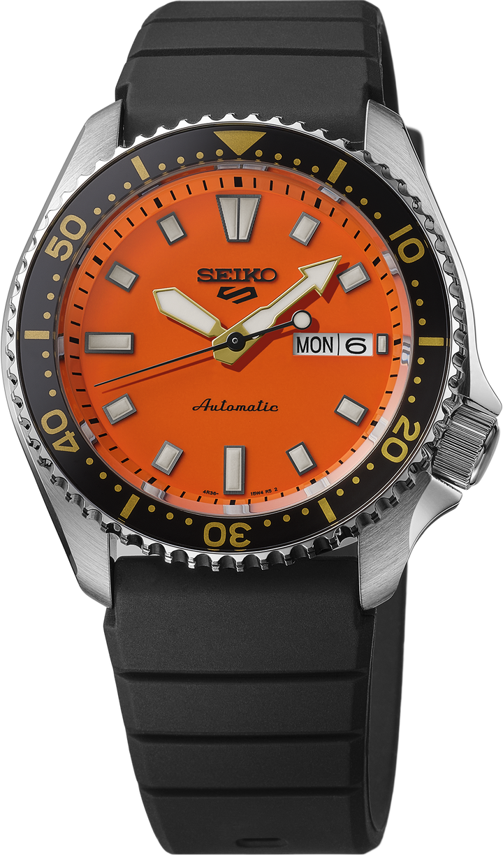 Seiko SRPL89 5 Sports SKX Automatic Orange Dial - view 1