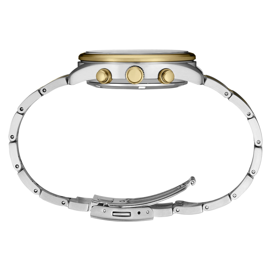 Seiko SSB430 Essentials chronograph watch side profile