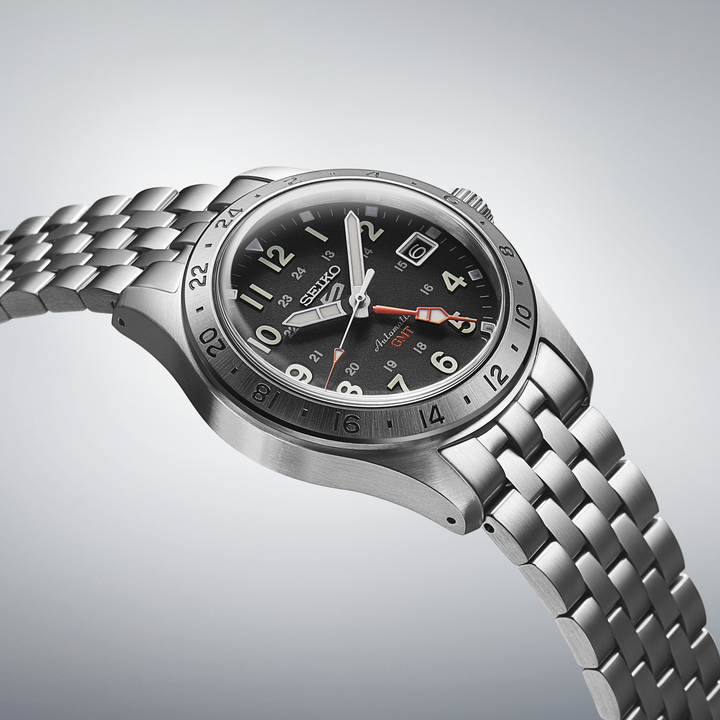 Seiko SSK023 5 Sports Field GMT automatic watch lifestyle view