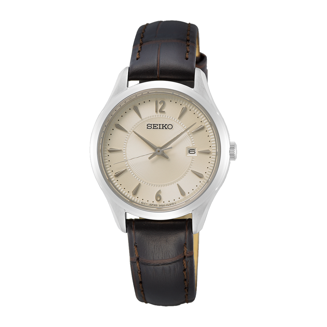 Seiko SUR427 watch, front view