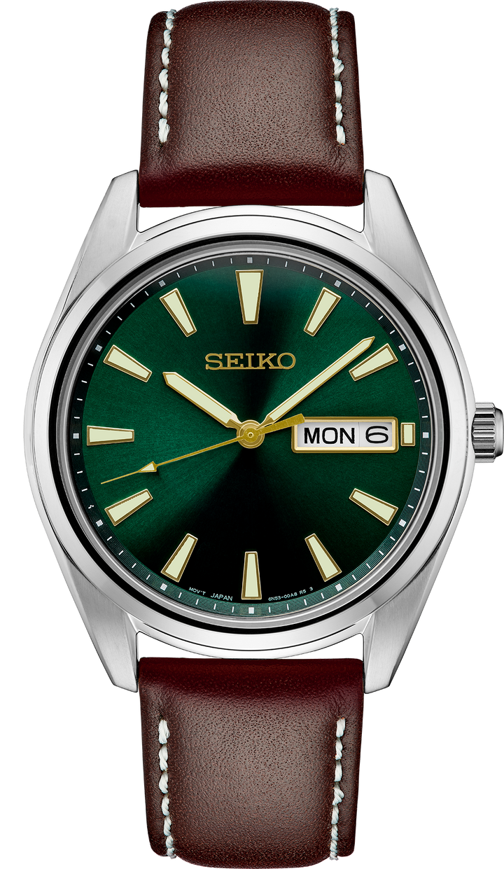 SEIKO SUR449 Green Dial Quartz Watch - Watch Technicians Store
