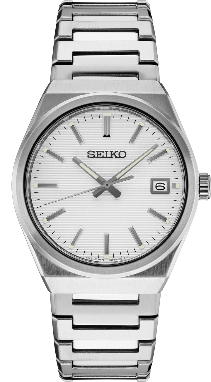 Seiko SUR553 watch, front view