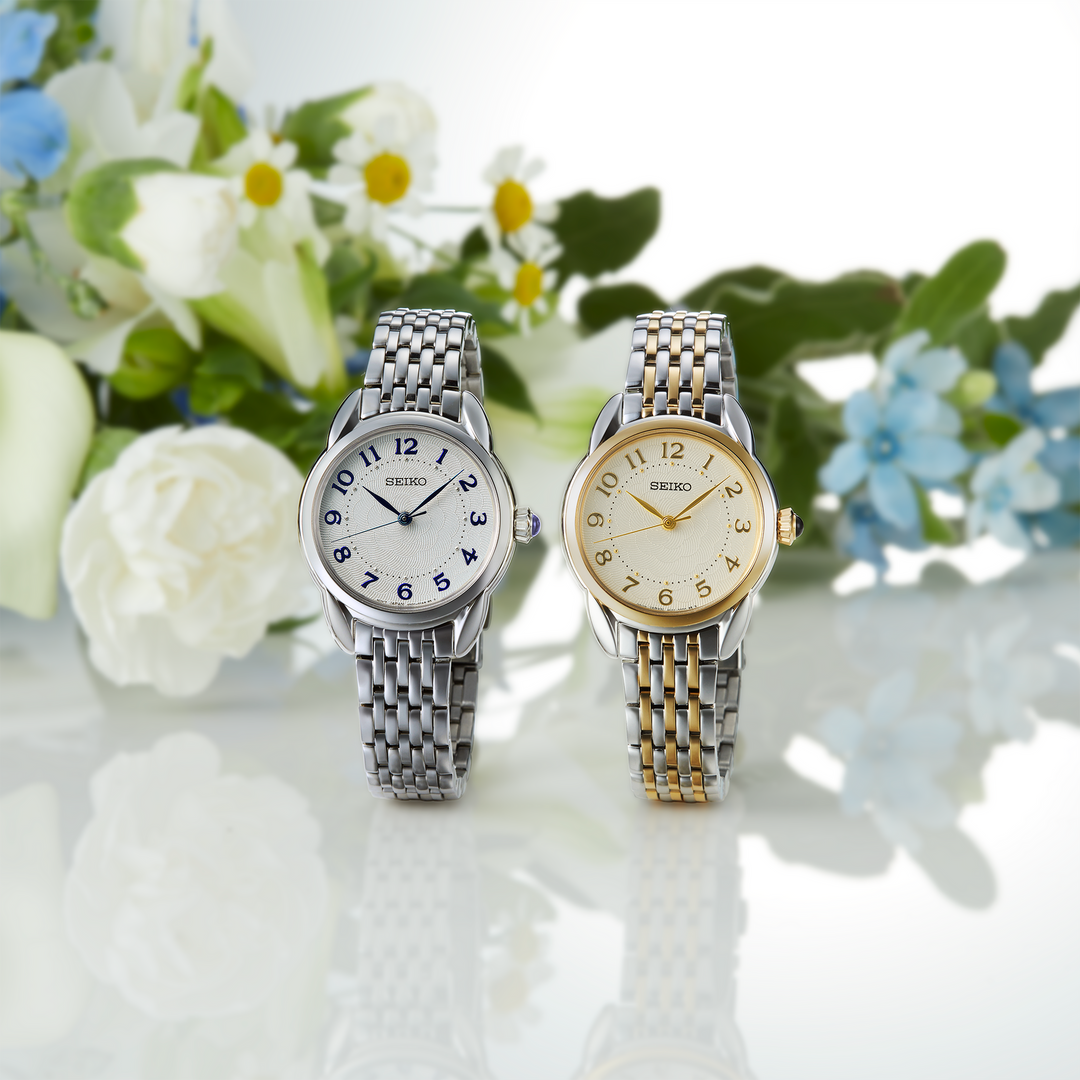 Seiko SUR562 Ladies Essentials quartz watch lifestyle view
