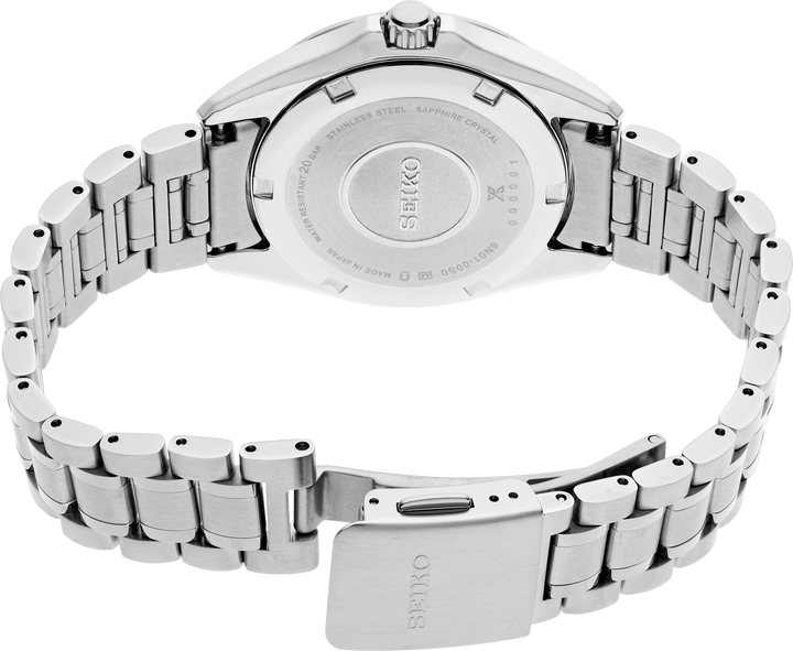 Seiko SUR607 Prospex Sea ladies watch caseback and bracelet