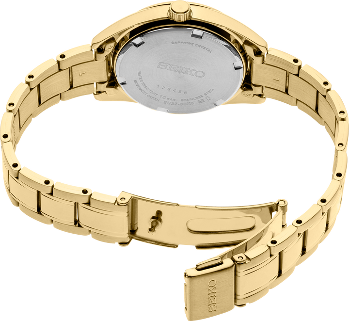 Seiko SUR632 watch, caseback view