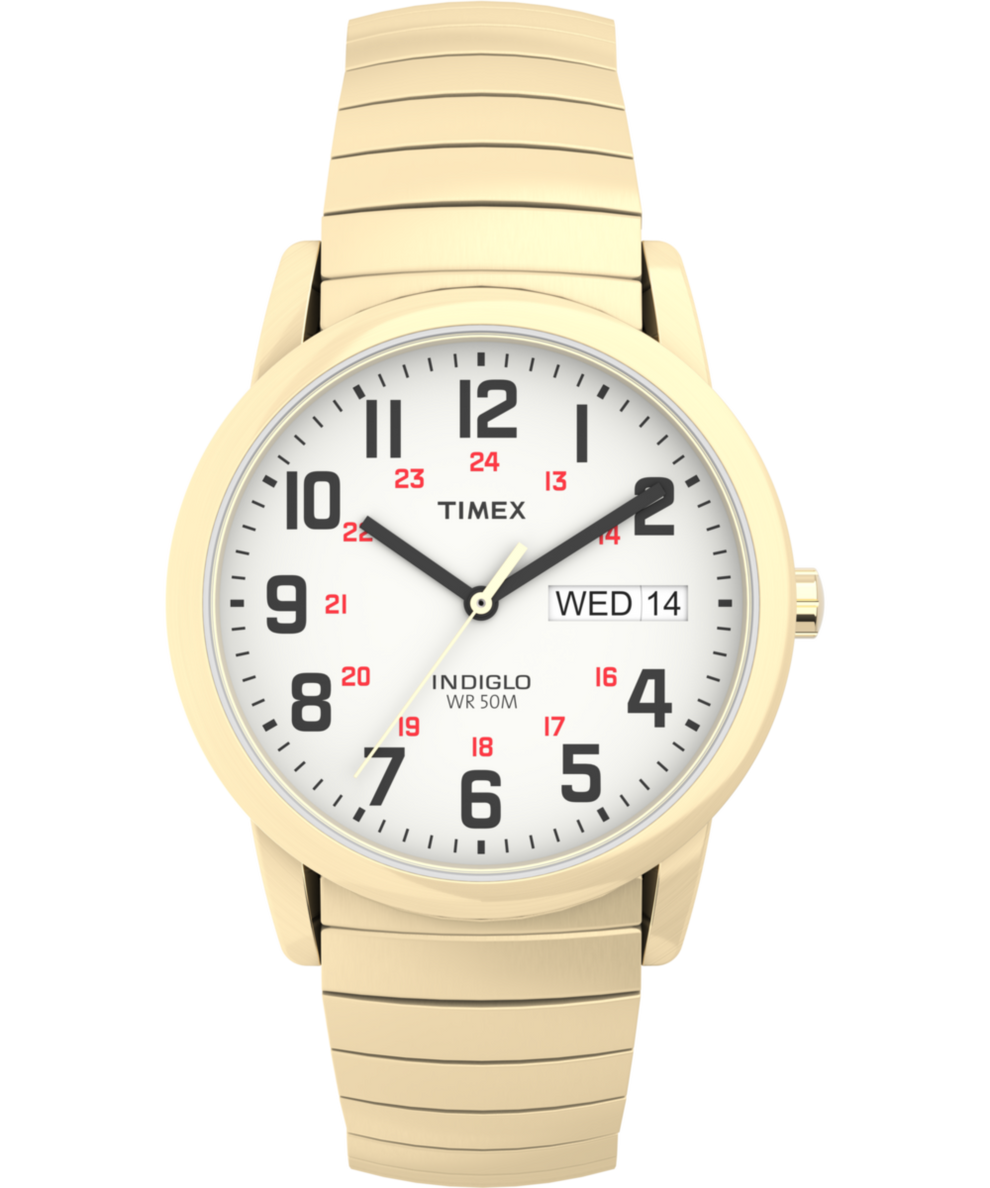 Timex Easy Reader Day Date 35mm Expansion Band Watch – T20471 - Watch Technicians Store