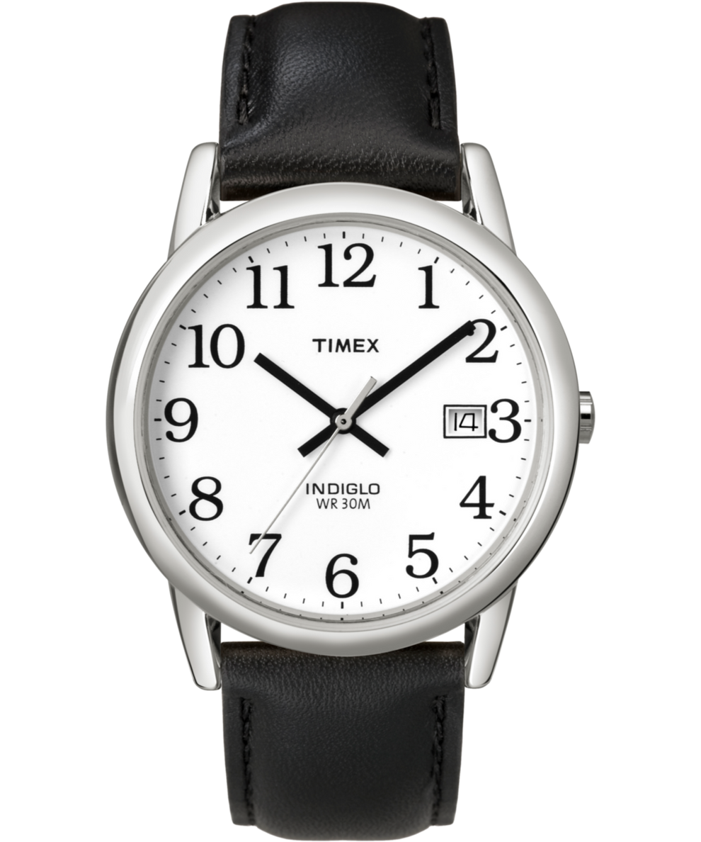 Timex Easy Reader 35mm Leather Strap Watch – T2H281 - Watch Technicians Store