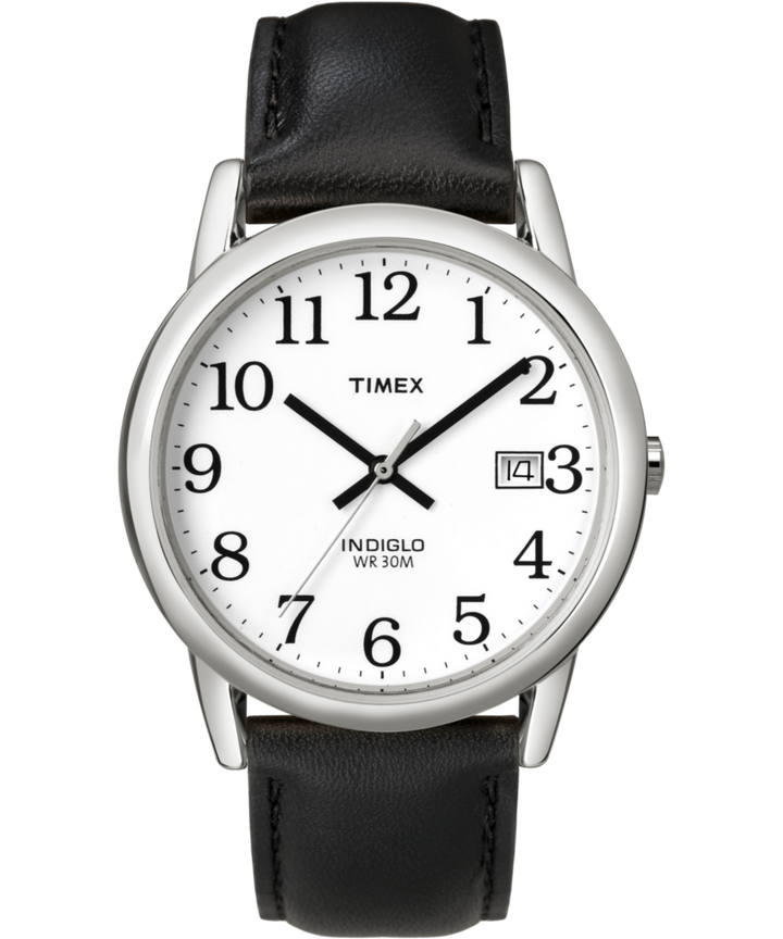 Timex Easy Reader 35mm Leather Strap Watch – T2H281 - Watch Technicians Store