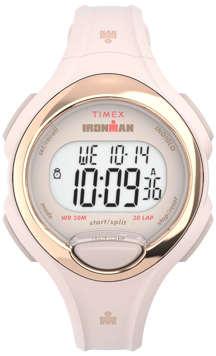 Timex Ironman Essential 30 women’s pink resin digital watch TW2W17400