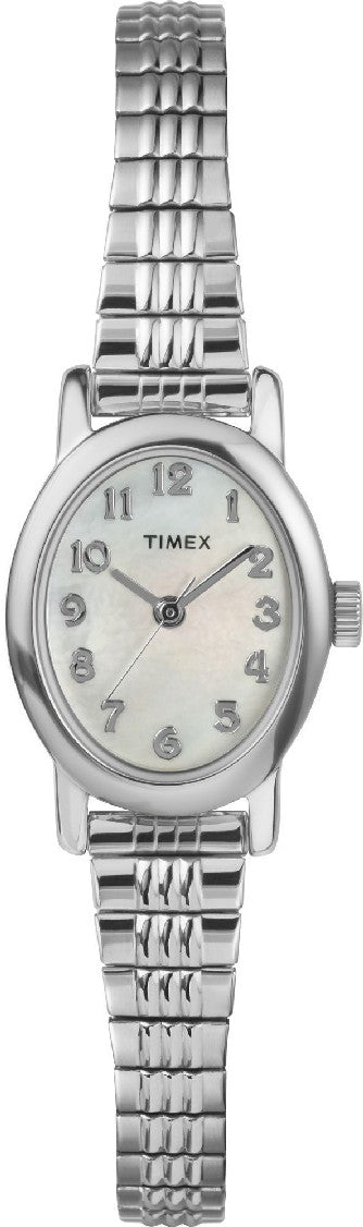 Timex Cavatina women’s silver-tone expansion band watch TW2W702009J