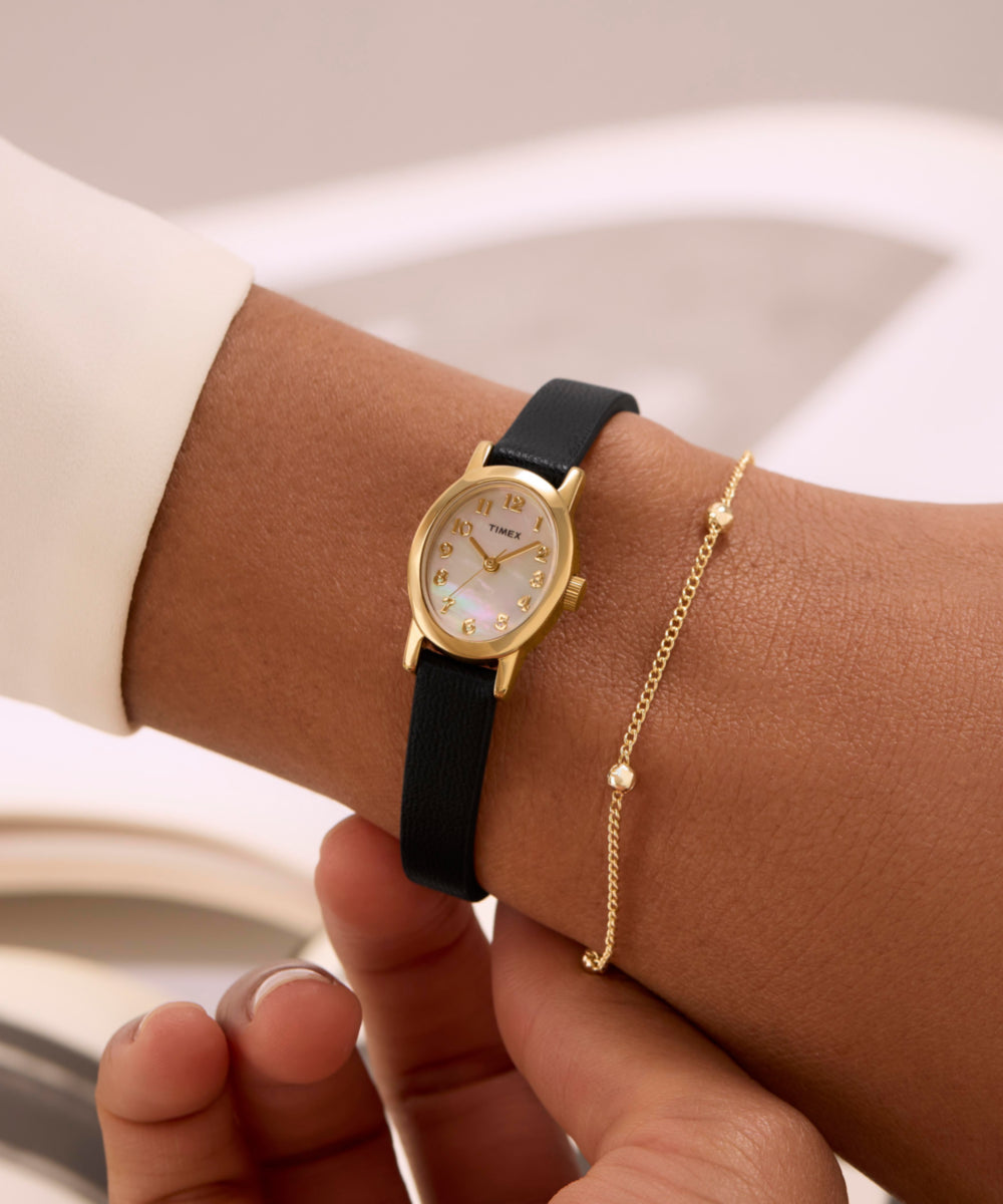Timex Cavatina 18mm Leather Strap Women's Watch – TW2W82600 official alternate view