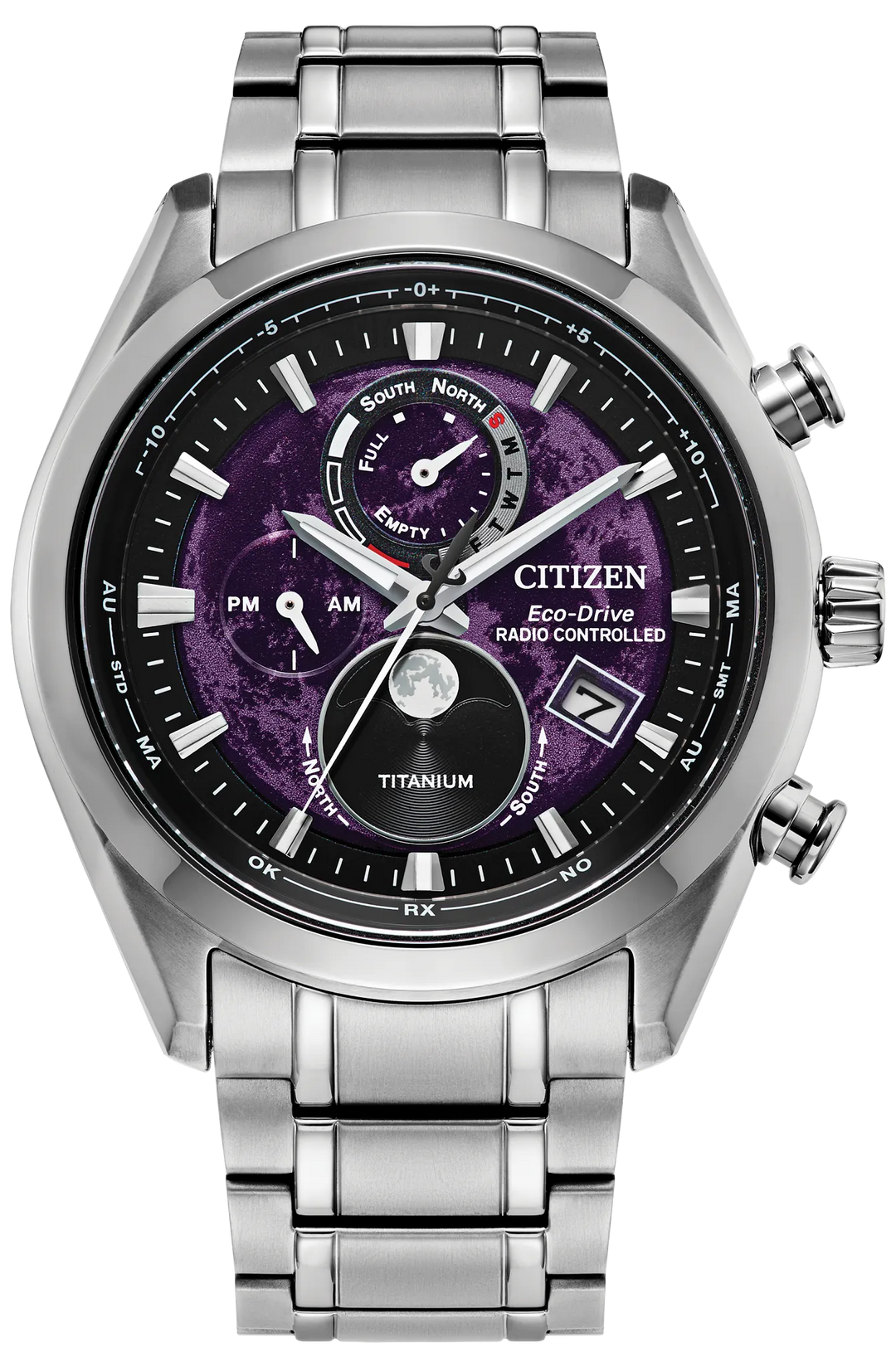 Citizen Tsuki-Yomi A-T BY1010-81Z front view