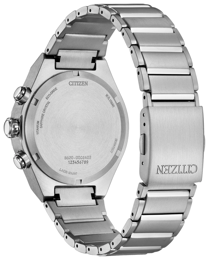 Citizen Zenshin Senkei CA4691-59L caseback and bracelet view