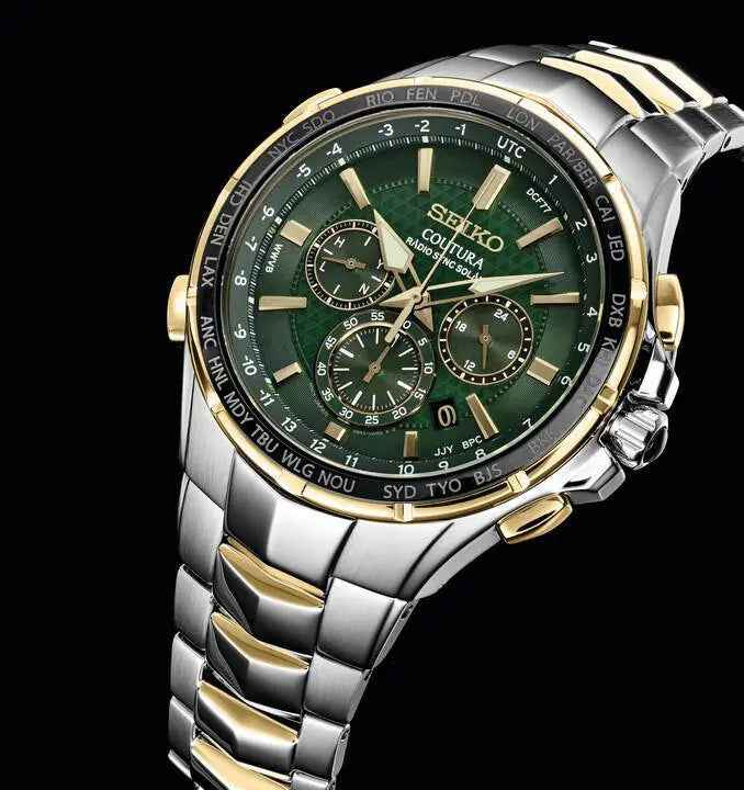 Seiko SSG022 Coutura Radio Sync Solar Chronograph - view 2