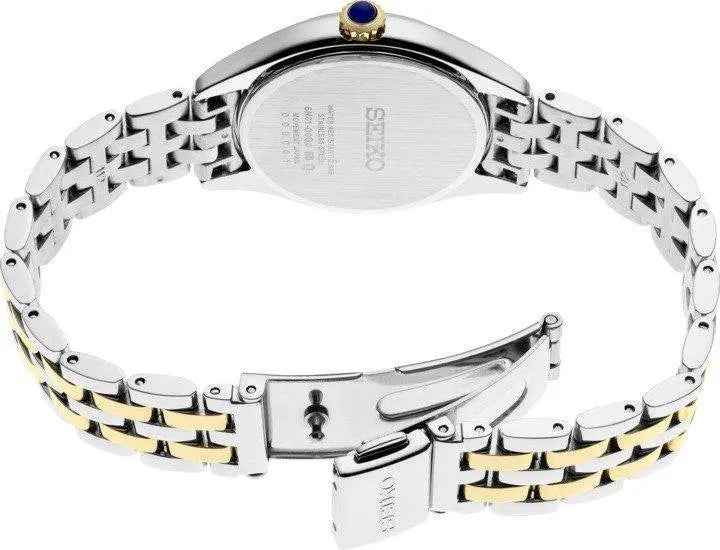 Seiko SUR392 women's Crystal Collection quartz watch side view