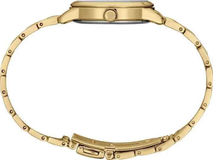 Seiko SUR444 women's gold-tone quartz watch side view