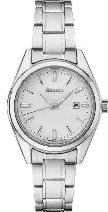 Seiko SUR633 women's Essentials quartz watch front view