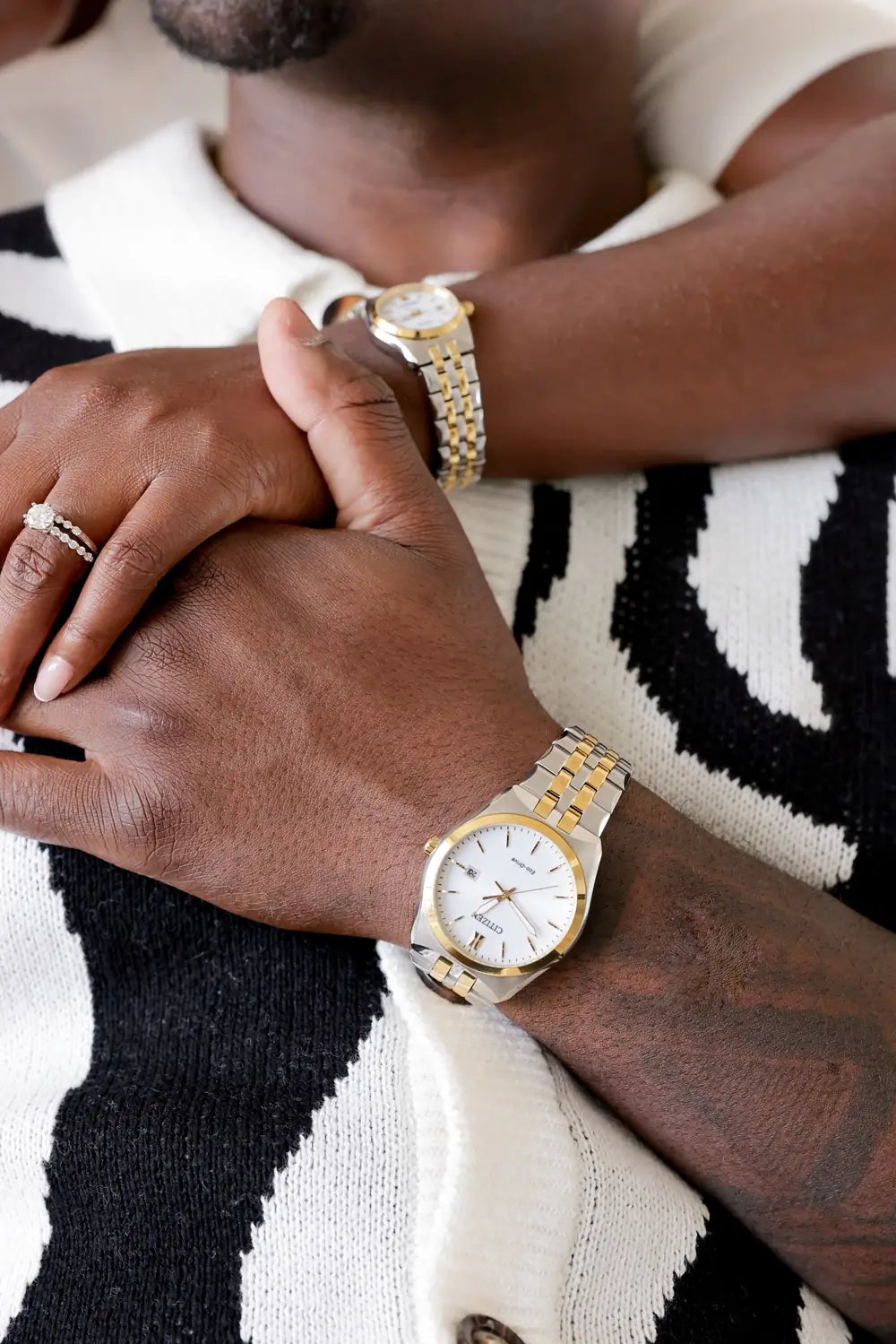 BM7334-58B watch worn on a wrist