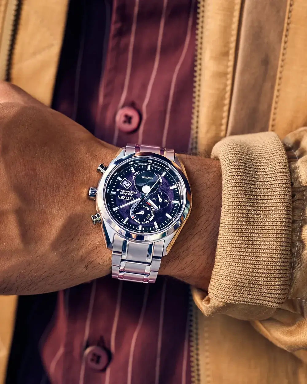 BY1010-81Z watch worn on a wrist