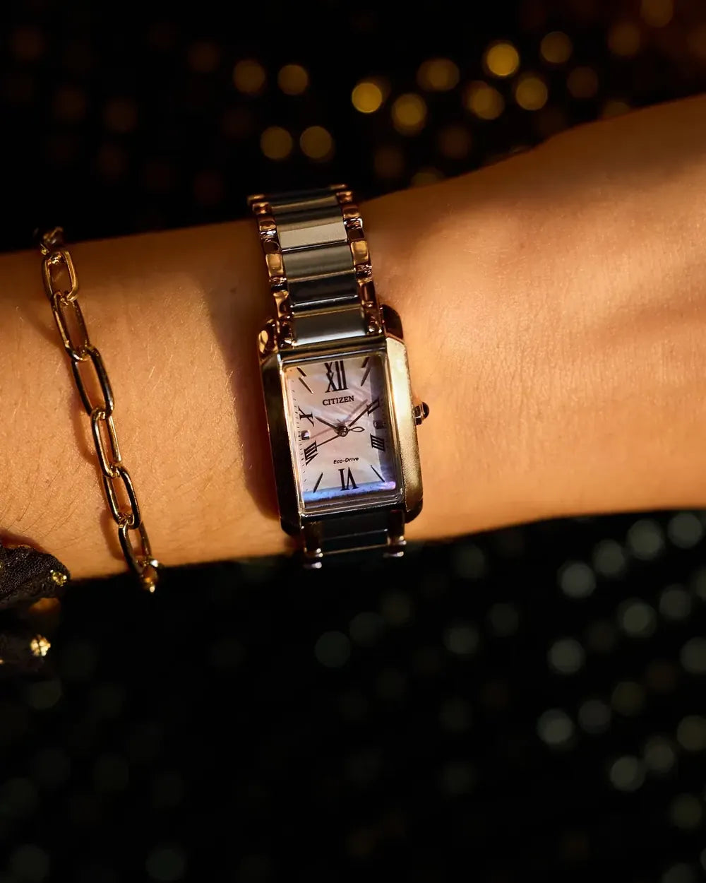 EW5624-54Y watch worn on a wrist